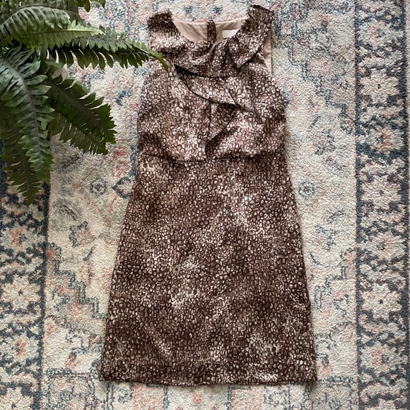 LOFT Dresses & Skirts - LOFT Printed Career Dress